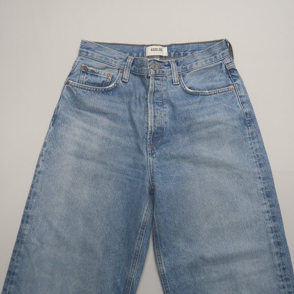Agolde Low Slung Baggy Jeans in Libertine Size 25 - Picture 8 of 13
